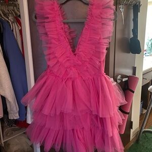 boutique ruffle dress